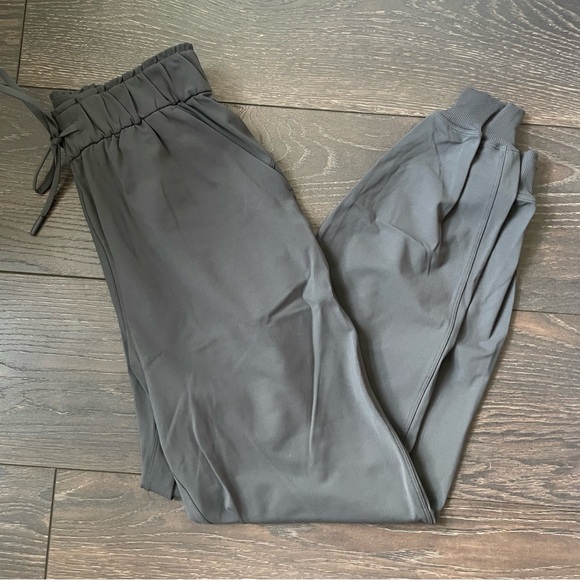 Stretch High Rise Jogger in Graphite Gray - Picture 1 of 10